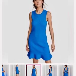 Parker Elegant Cobalt Blue Sleeveless Dress